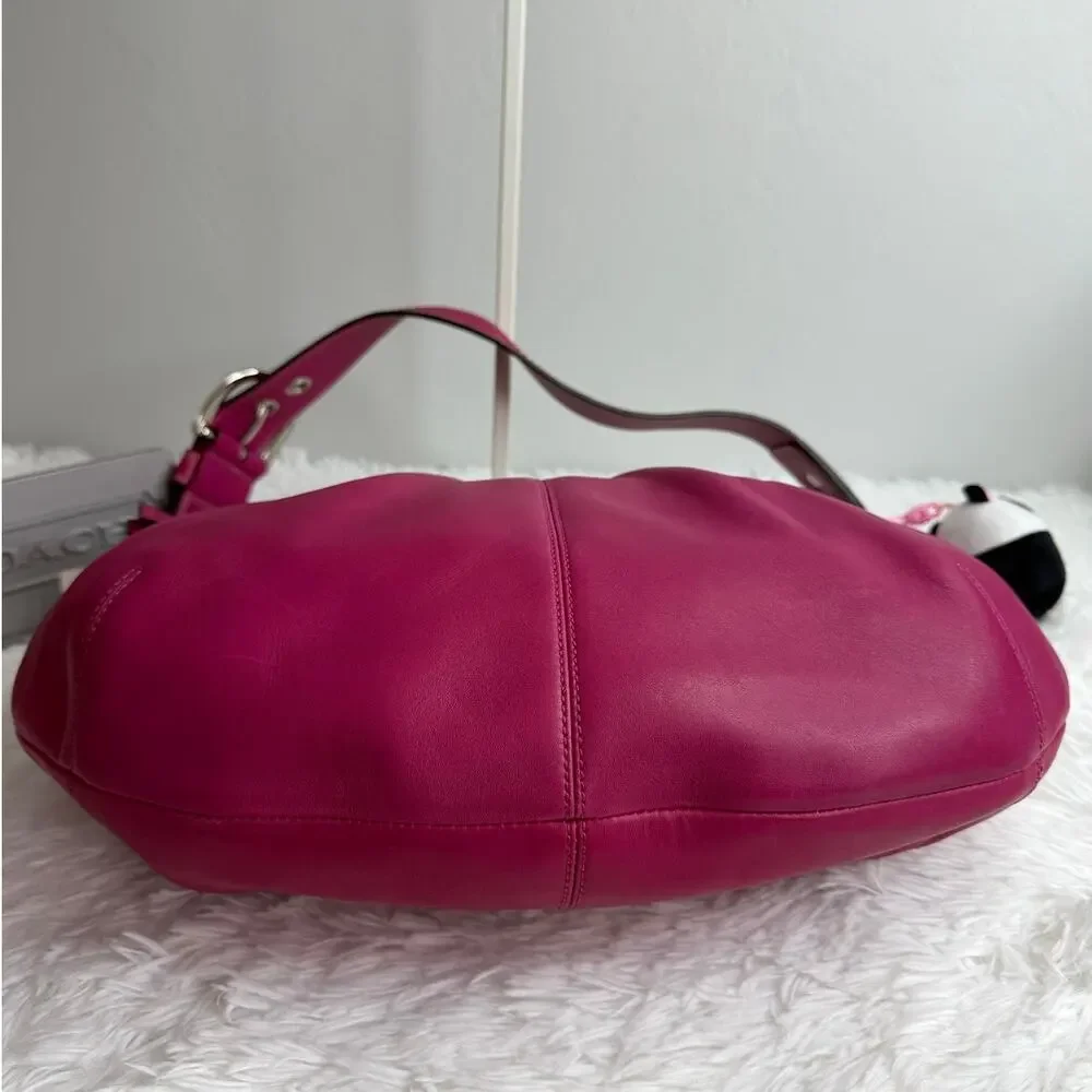 NWT y2k COACH Soho Pleated Leather Large Hobo Shoulder Bag F1373100